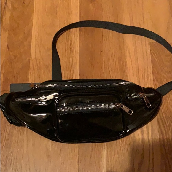 patent leather fanny pack